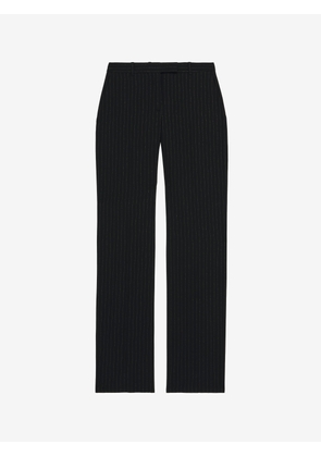 MCQUEEN - Pinstriped Tailored Trousers - Item 858326QJAFX1389
