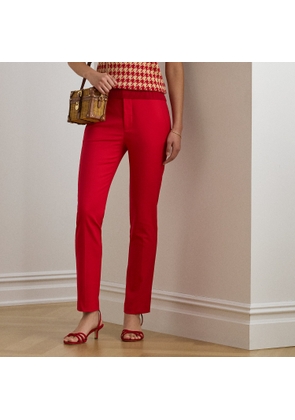 Double-Faced Stretch Cotton Trousers