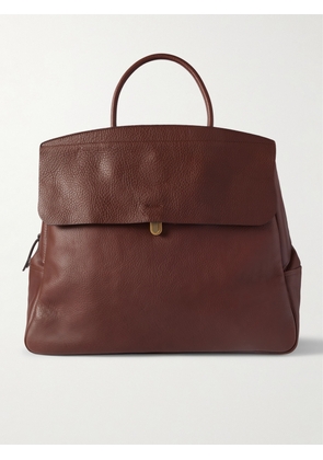 Bleu de Chauffe - Zoom Full-Grain Leather Weekend Bag - Men - Brown