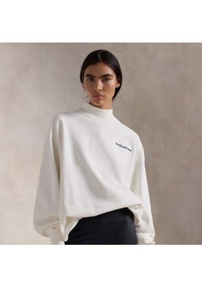 Logo Fleece Mockneck