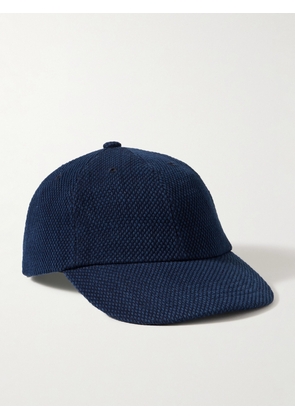 Blue Blue Japan - Sashiko Cotton Baseball Cap - Men - Blue