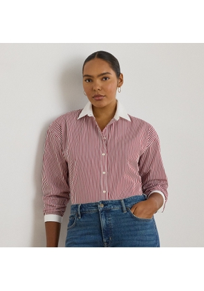 Curve - Striped Cotton Broadcloth Shirt