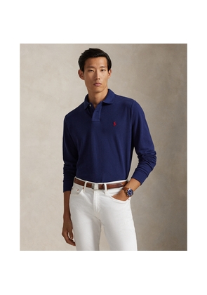Custom Slim Fit Mesh Polo Shirt
