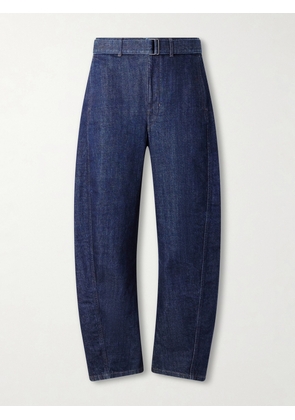 LEMAIRE - Twisted Barrel-Leg Belted Organic Jeans - Men - Blue - XS