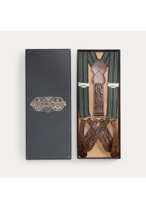 Hand-Tooled Leather Braces