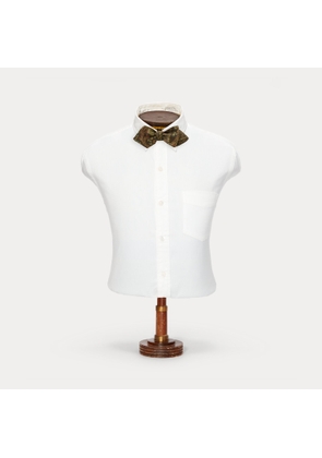 Paisley Linen Bow Tie