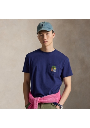 Classic Fit Embroidered Jersey T-Shirt