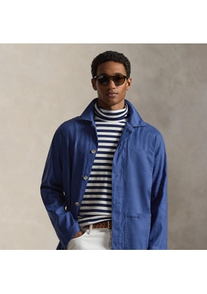 Stretch Linen-Cotton Overshirt