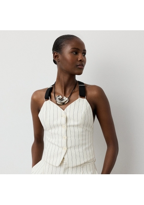 Donnella Striped Washed Bustier