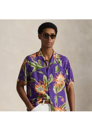 Classic Fit Tropical Floral Camp Shirt
