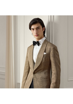 Kent Handmade Glen Plaid Silk Blazer