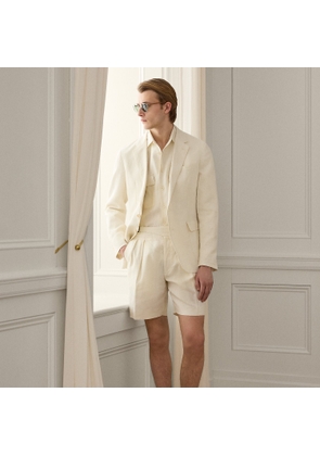 Relaxed Fit Hand-Tailored Linen Short