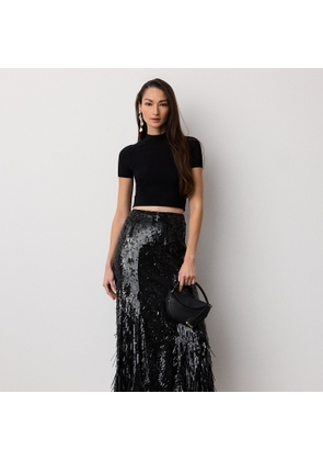 Milani Embellished Tulle Skirt