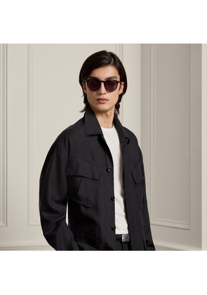 Silk-Linen Field Jacket