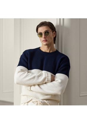 Relaxed Fit Colour-Blocked Jumper