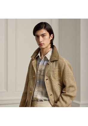 Linen Herringbone Jacket