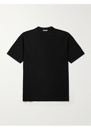 Auralee - Cotton-Jersey T-Shirt - Men - Black - 3
