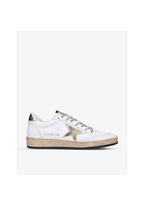Womens Golden Goose Ballstar 80608 Leather Low-Top Trainers
