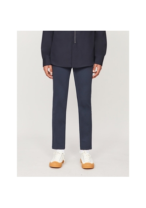 Mens Paige Stafford Slim-Fit Tapered Stretch-Jersey Trousers