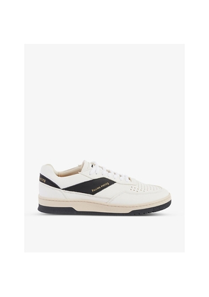 Mens Filling Pieces Ace Spin Leather Low-Top Trainers