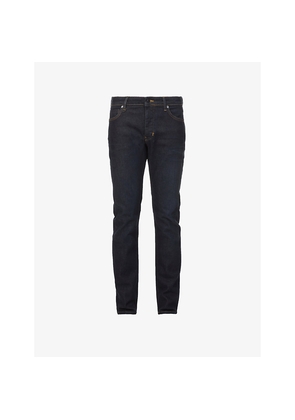 Mens Neuw Lou Slim-Fit Straight Cotton-Blend Jeans
