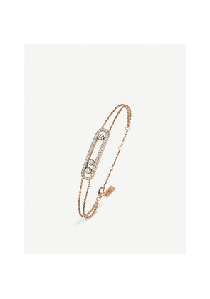 Messika Move 18ct Rose-Gold and Diamond Bracelet