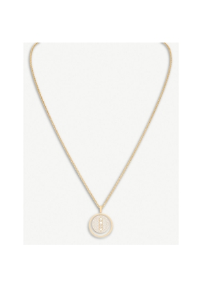 Messika Lucky Move 18ct Yellow-Gold and Pavé Diamond Necklace