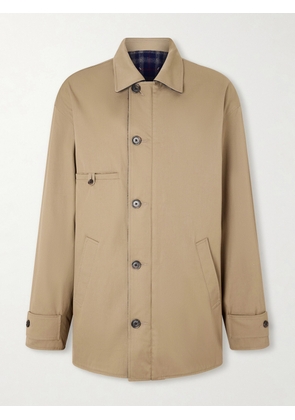 Maison Margiela - Oversized Padded Cotton-Gabardine Jacket - Men - Neutrals - IT 40