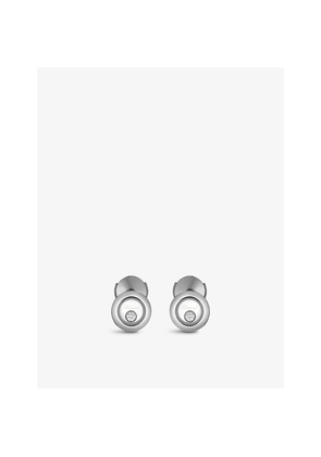 Chopard Happy Diamonds 18ct Yellow-Gold and 0.10ct Brilliant-Cut Diamond Earrings