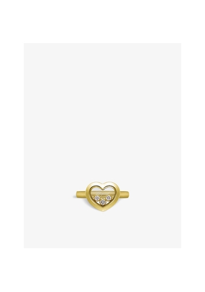 Chopard Happy Diamonds Icons 18ct Yellow-Gold and 0.15ct Diamond Ring