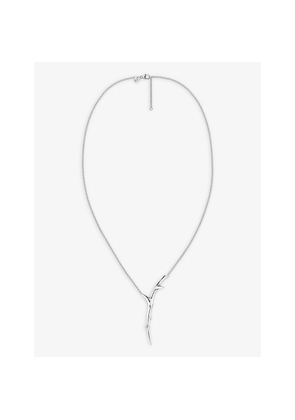 Womens Shaun Leane Rose Thorn Sterling-Silver Pendant Necklace