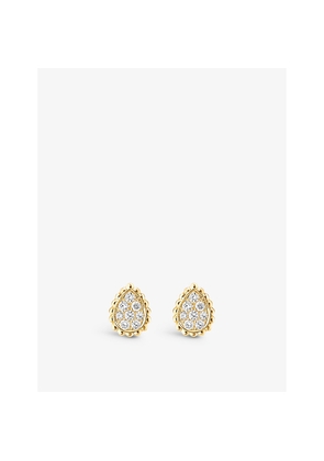 Boucheron Serpent Bohème 18ct Yellow-Gold and Diamond Stud Earrings