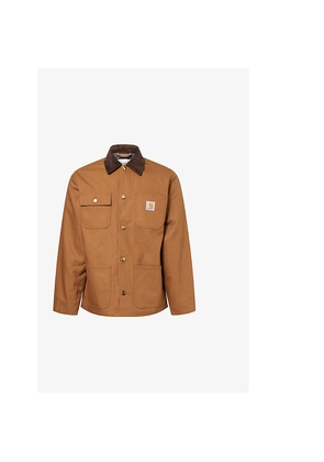 Mens Carhartt WIP Michigan Patch-Pocket Cotton-Canvas Jacket