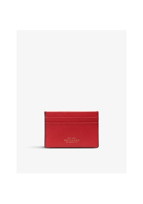 Womens Smythson Panama Leather Card Holder