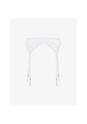 Womens Bluebella Marseille Semi-Sheer Stretch-Mesh Suspender