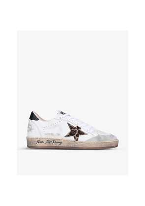 Womens Golden Goose Ball Star 10920 Low-Top Leather Trainers