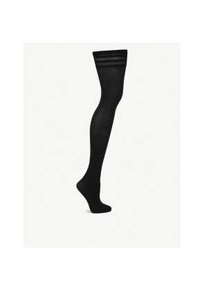 Womens Wolford Velvet De Luxe 50 Hold-Ups