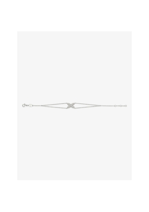 Chaumet Jeux De Liens 18-Carat White Gold and Diamond Bracelet