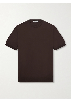 Boglioli - Garment-Dyed Cotton T-Shirt - Men - Brown - S