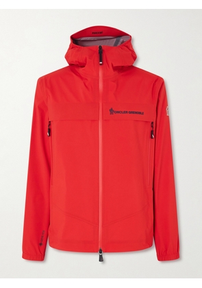 Moncler Grenoble - Shipton Packable Logo-Appliquéd GORE-TEX® Shell Hooded Jacket - Men - Red - 1