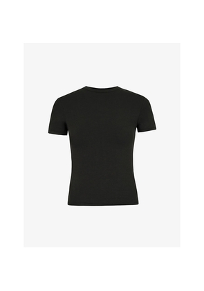 Womens Skims Round-Neck Cotton-Jersey T-Shirt