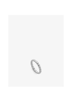 Womens Monica Vinader Nura Teardrop Sterling-Silver Eternity Ring