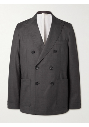 Oliver Spencer - Miro Double-Breasted Suit Jacket - Men - Brown - UK/US 36