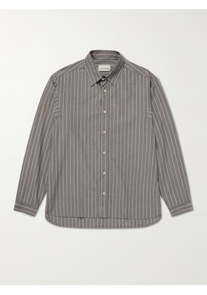 Oliver Spencer - Garrison Striped Cotton Shirt - Men - Gray - S