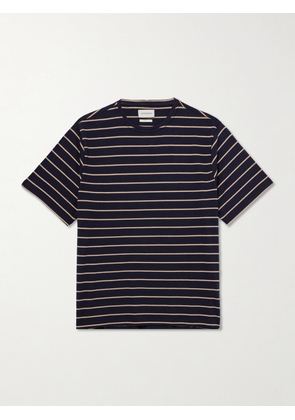 Oliver Spencer - Webber Striped Cotton-Jersey T-Shirt - Men - Blue - S