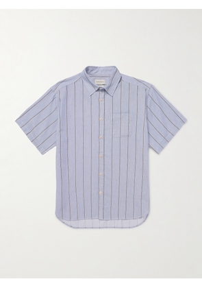 Oliver Spencer - Atlanta Striped Cotton Shirt - Men - Blue - S