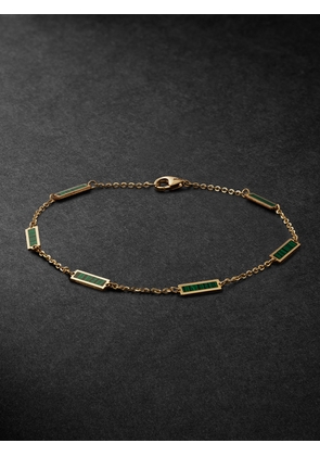 JIA JIA - Gold Malachite Bracelet - Men - Gold