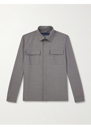 Herno - Wool-Blend Overshirt - Men - Gray - IT 48