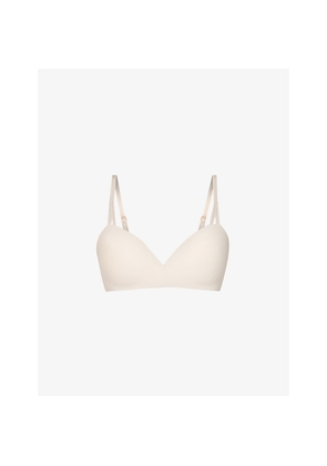 Womens Calvin Klein Seductive Comfort Stretch-Jersey Push-Up Bra
