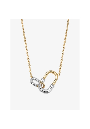 Womens Astley Clarke Aurora U-Hoop Link 18ct Yellow Gold Vermeil and Sterling-Silver Necklace